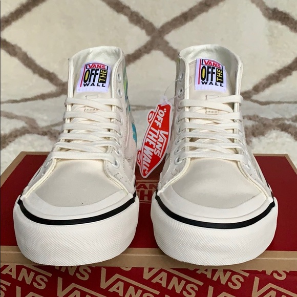 •VANS SK8-Hi 138 DECON RESIN SWIRL Marshmallow WMNS - Picture 6 of 16